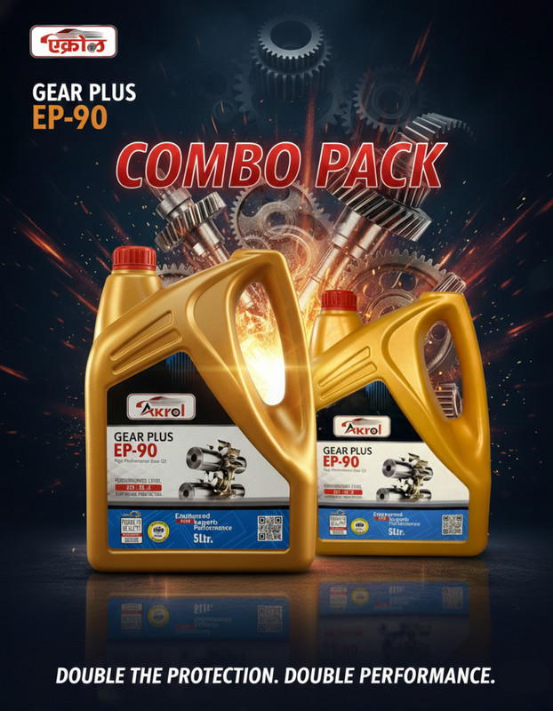 AKROL Combo Pack Of GEAR PLUS EP-90 API-GL-4 For Highy Performance Gear Oil(5 L, Pack of 2)