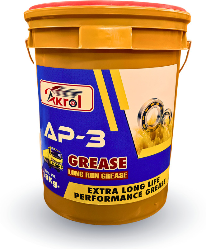 AKROL New Pack Of Premium 18kg AP-3 Grease NLGI-3 All Purpose Grease Grease(18 kg, Pack of 1)