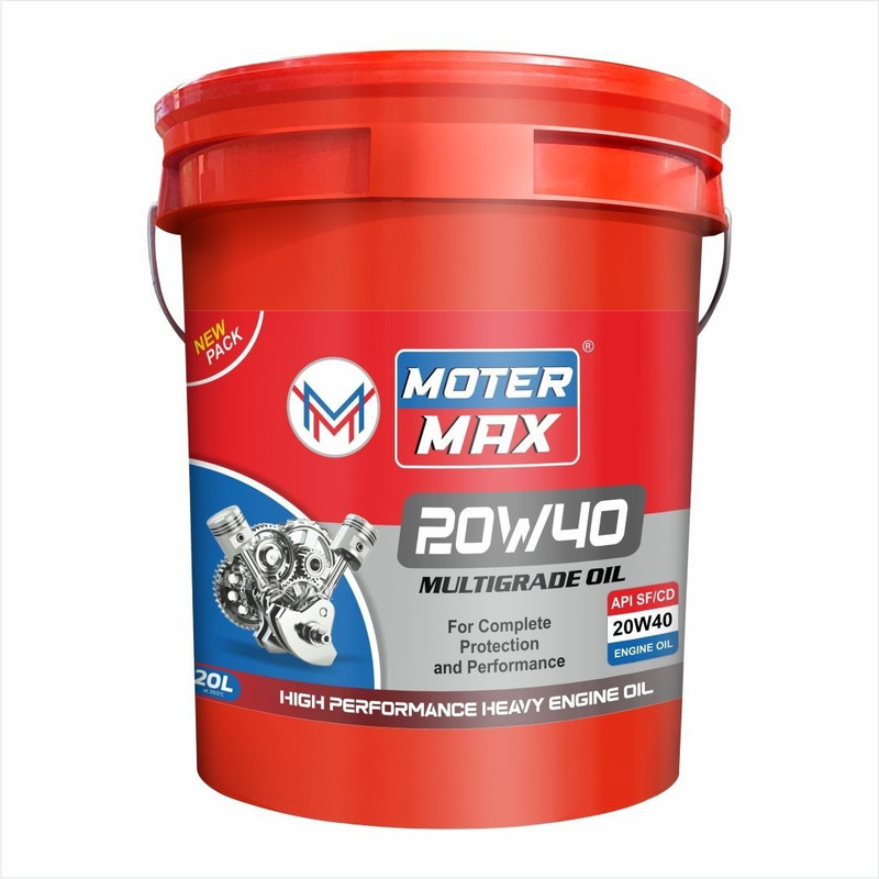 MOTER MAX Premium Quality New Pack Of 20L 20W40API SF/CD Heavy-Vehicle Multi-Grade Engine Oil(20 L, Pack of 1)