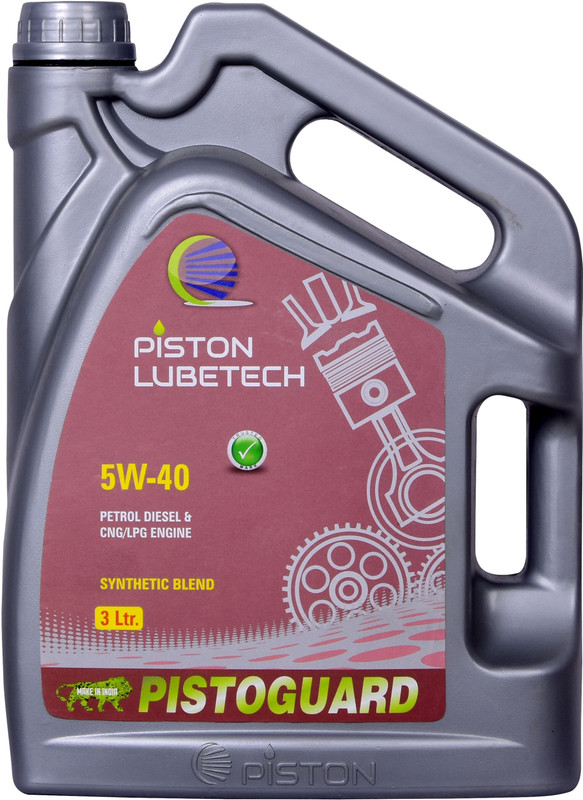 piston 5W-40 For Petrol, Diesel & CNG Engines Synthetic Blend Engine Oil(3 L, Pack of 1)