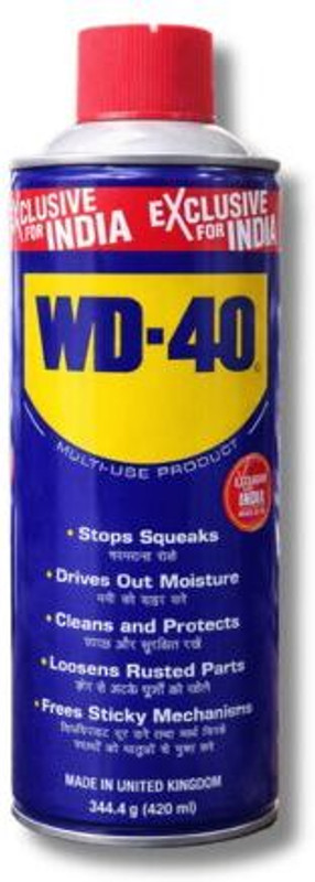 MOTO PLANET MPD-WD-40 Multi-Use Spray 420ml or 344.4g | USABLE for Universal Lubricant for Bike| Anti Rust, Moisture Remover, Squeak Stopper, Cleaner & Protector Spray. Hydraulic Oil(420 ml)