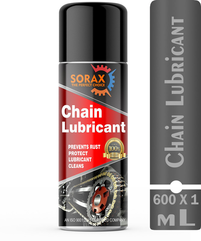 SORAX Premium Chain Lubricant Motorcylce & Bicycle Chain Lubricant Chain Spray For Improve Chain Life & Perfomance Chain Oil(600 ml, Pack of 1)