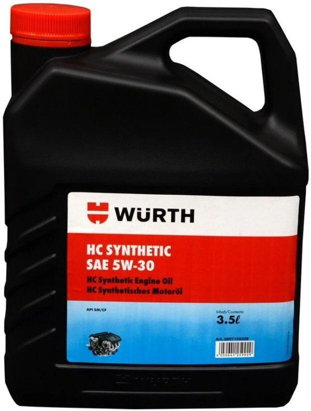 wuerth 5W30 Synthetic Engine Oil 3.5L Engine Oil Full-Synthetic Engine Oil(3.5 L)