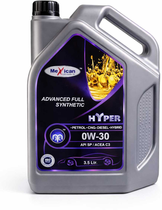 Mexican MAX HYPER 0W-30 SYNTHETIC CAR OIL Full-Synthetic Engine Oil(3.5 L)