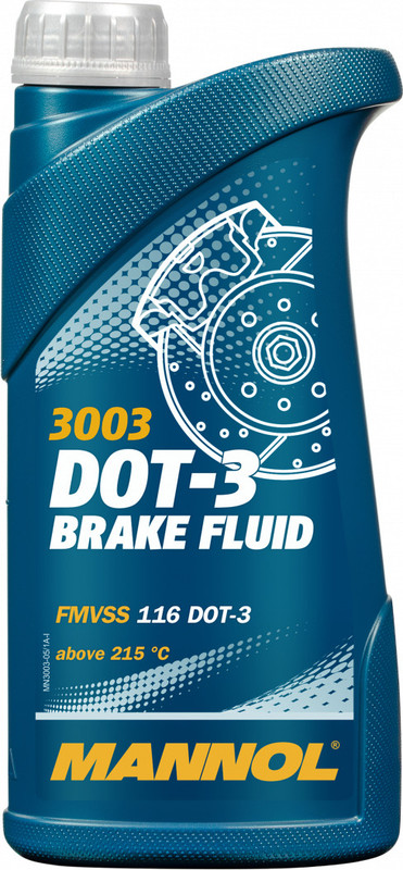 MANNOL 3003-05 Brake Fluid DOT-3 3003 Brake Oil(455 ml, Pack of 1)