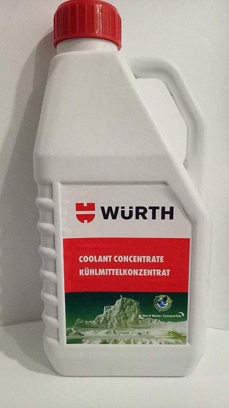 Wurth Green Coolant Coolant Concentrate (Green) Synthetic Blend Engine Oil(1 L)
