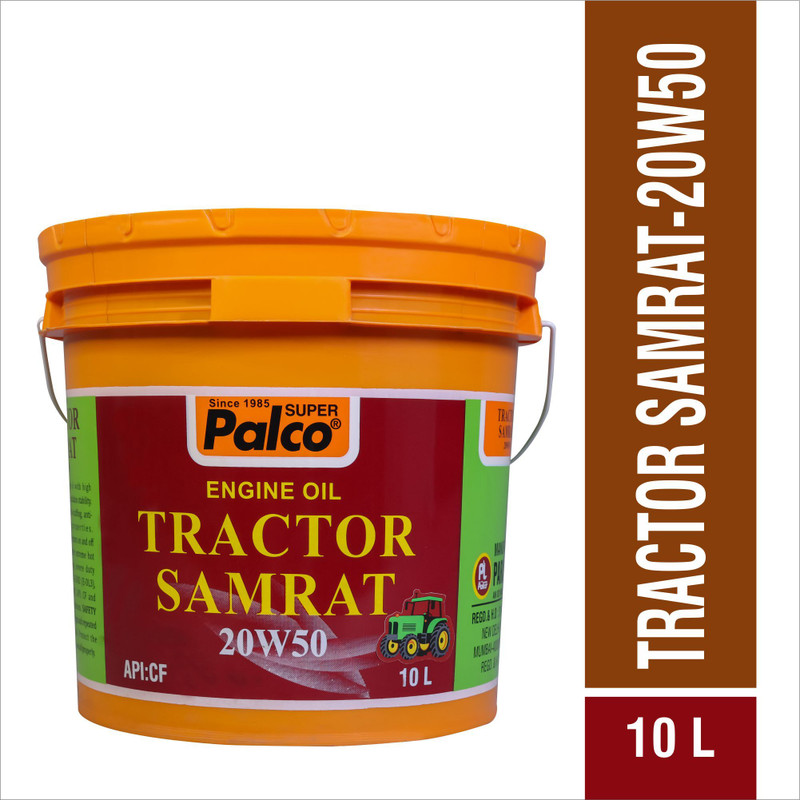 PL SUPER PALCO Tractor Samrat 20W50 Multigrade Robust Diesel Engine Oil 10 Litre API CF for Tractor Engines Excellent Viscosity Long Engine Life Reduced Oil Consumption Heavy Duty Engine Oil(10 L, Pack of 1)