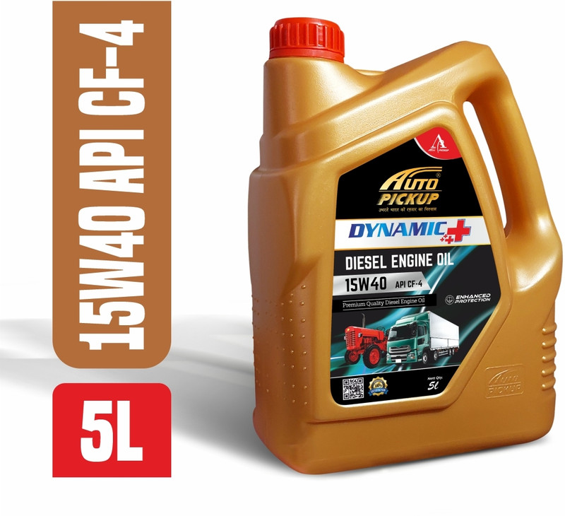 AUTO PICKUP 15w40 API CF-4 Light and Medium Duty Commercial and Passenger Vehicle 5 Liter Multi-Grade Engine Oil(5 L, Pack of 1)
