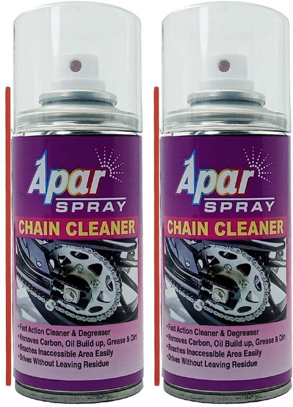 apar Chain Cleaner Spray Motorbike Chain Cleaner for all types chains for all bikes-300ml,(Packof2) Chain Oil(300 ml, Pack of 2)
