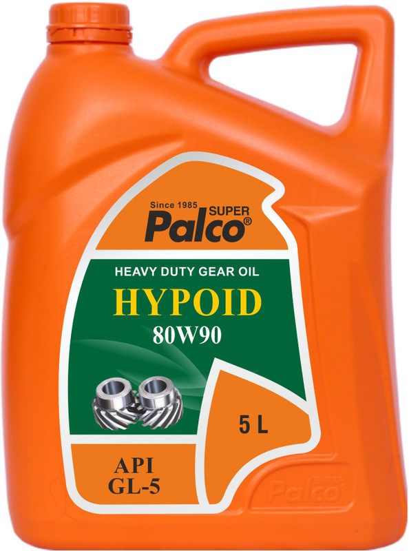 PL SUPER PALCO Hypoid 80W90 Heavy Duty Gear Oil 5 Litre API GL-5 Gear Oil for Cars Smooth Shifting Superior Protection for Gear Box Anti Corrosion Smooth Transmission Gear Oil(5 L, Pack of 1)