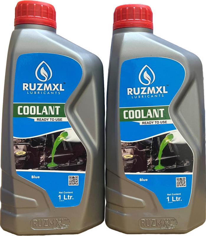 RUZMXL Premium BLUE Coolant 2 BOTTLES COMBO BLUE COOLANT Coolant(2000 ml, Pack of 2)