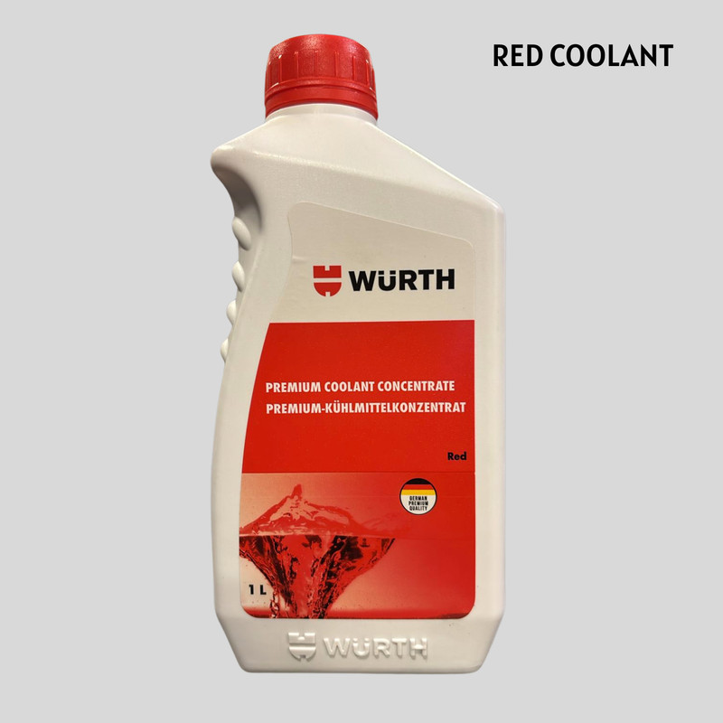 Wurth W-Coolant Concentrate / Coolant Water (Red, 1L)_nx Coolant Red(1 L)