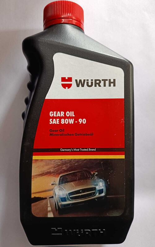 Wurth W-GL4 80W-90 GEAR OIL_nx WURTH GL4 80W-90 GEAR OIL Gear Oil(1 L, Pack of 1)