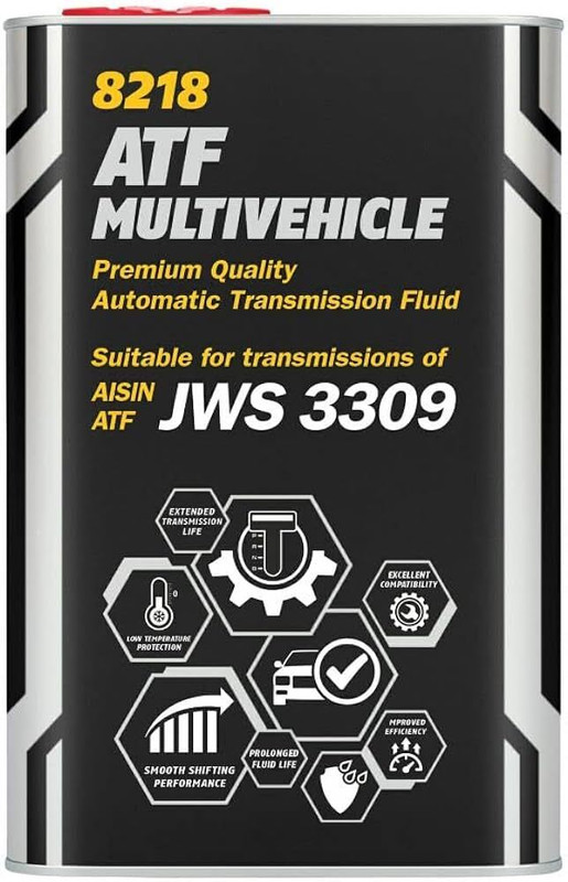 MANNOL 8218 ATF MULTIVEHICLE SYNTHETIC Transmission Oil(1 L, Pack of 1)