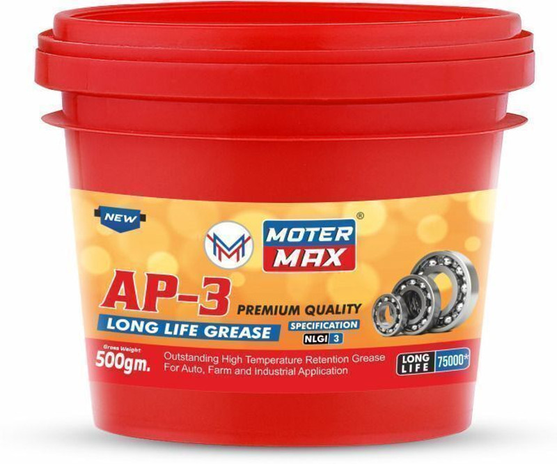 MOTER MAX All Purpose Premium Quality All Purpose AP-3 NLGI-3 Grease(500 g, Pack of 1)