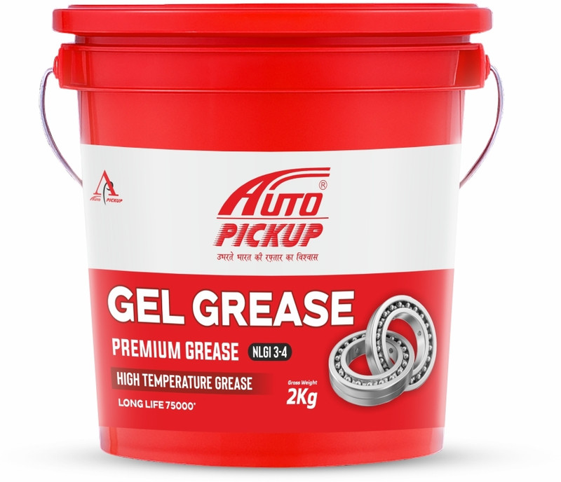 AUTO PICKUP Ultra Smooth All Purpose 2kg Red Gel NLGI 3-4 calcium Based Grease(2 kg, Pack of 1)