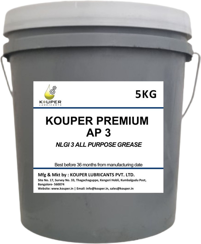 kouper KLPR PREMIUM AP3 NLGI3 All Purpose Automotive Grease (Pack of 1, 5KG) Grease(5 kg)