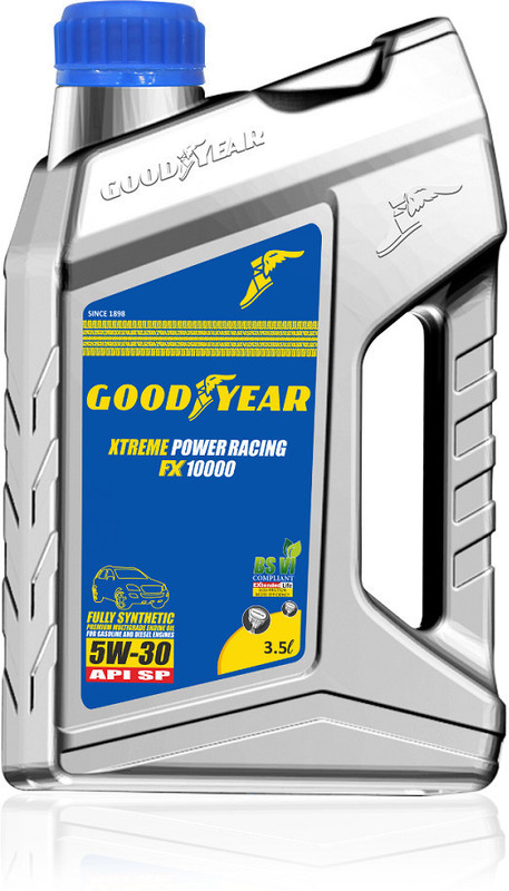 Good year Fully Synthetic Xtreme Power Racing 5W-30 Fully Synthetic Engine oil for Car Good Year Xtreme Power Racing Fully Synthetic 5W-30 Engine oil for cars Full-Synthetic Engine Oil(3.5 L, Pack of 1)