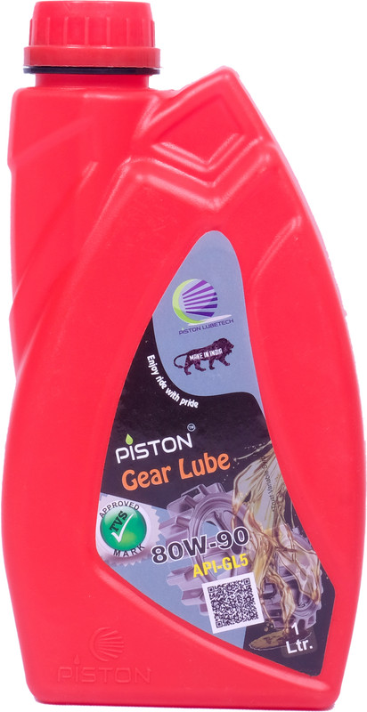 piston 80W90 API GL5 Gear Oil(1 L, Pack of 1)