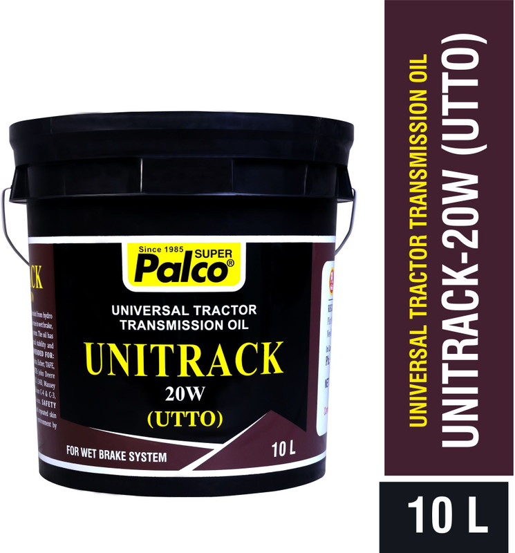 PL SUPER PALCO UNITRACK 20W UTTO Universal Tractor Transmission Oil 10 Litre API GL-4 Smooth Transmission Multipurpose Power & Hydraulic Oil for Wet Brake System for Tractor Transmission Oil(10 L, Pack of 1)