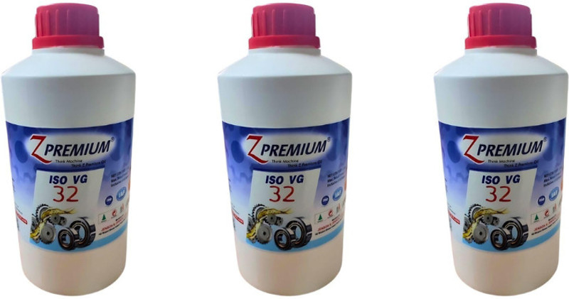 Z Premium ISO VG 32 Hydraulic Oil Premium Anti-Wear Lubricant with Thermal Stability & Corrosion Protection | Long-Life Formula for Industrial Machinery & Compressors Hydraulic Oil(3 L, Pack of 3)
