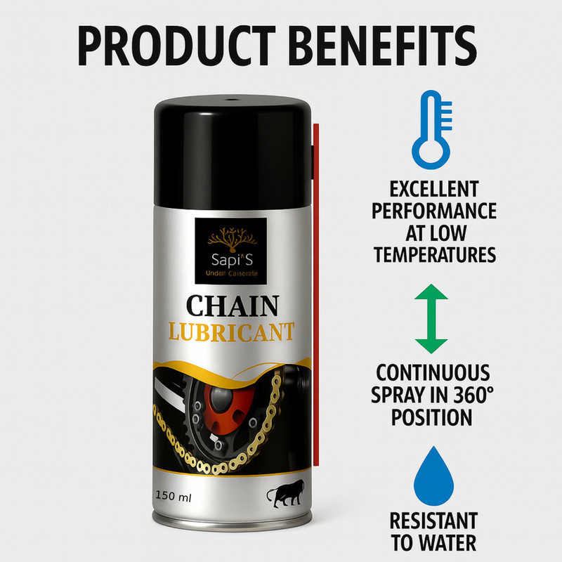 SAPI'S Chain-lube150ml Chain-Lube150ml Chain Oil(150 ml, Pack of 1)