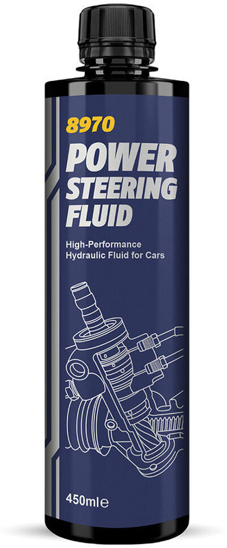 MANNOL 8970 MANNOL Power Steering Fluid High-Performance Hydraulic Fluid for Cars Gear Oil(450 ml, Pack of 1)