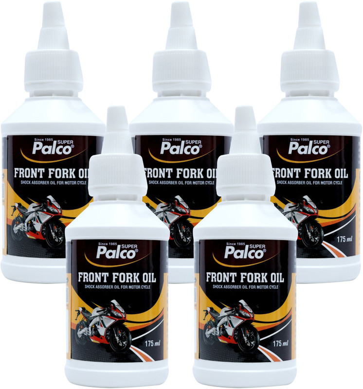 PL SUPER PALCO FRONT FORK OIL 175ml Fork Suspension Oil High Performance Shock Absorber Oil for Bikes Increases Shock Life Long Oil Life Damping Effect Fork Oil(875 ml, Pack of 5)