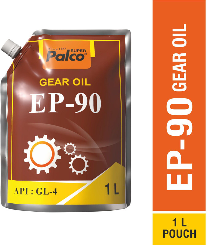 PL SUPER PALCO EP-90 Gear Oil 1 Litre Pouch API GL-4 Extreme Pressure Lubricant Gear Oil for Cars Smooth Transmissions Gear Shifting Thermal Stability Gearbox Protection Gear Oil(1 L, Pack of 1)