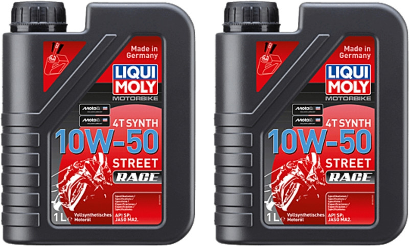 Liqui Moly 10W50 Street Race High-Mileage Engine Oil(2000 ml, Pack of 2)