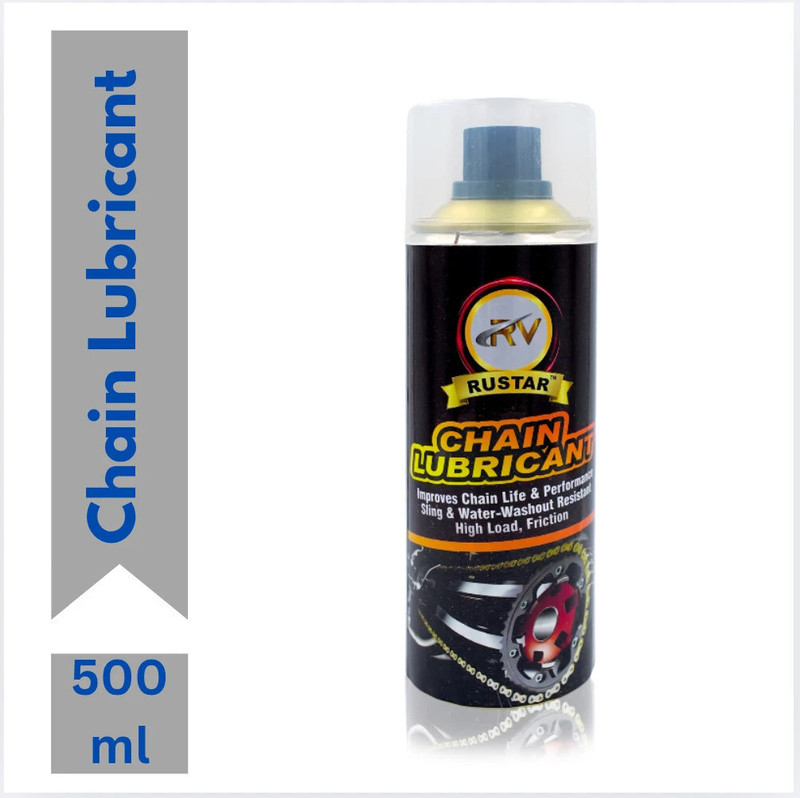RUSTAR Superb Quality Chain Lubricant |Cleans| Shines & Protects Chain| Remove Rust From Metal surface| Chain Oil(500 ml, Pack of 1)