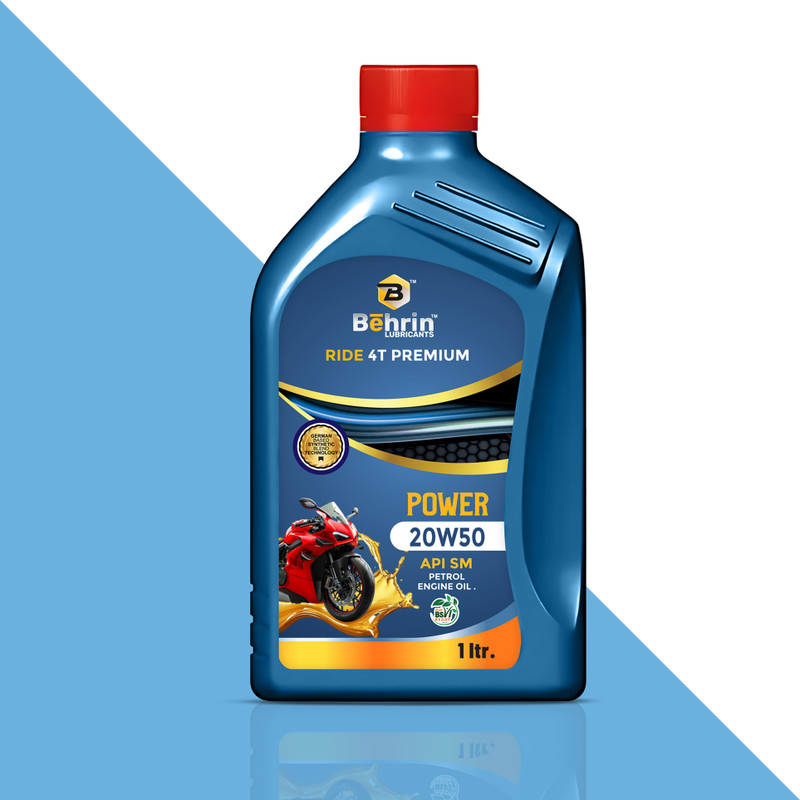 behrin 20W 50 4T PREMIUM LUBRICANTA Synthetic Blend Engine Oil(1000 ml, Pack of 1)