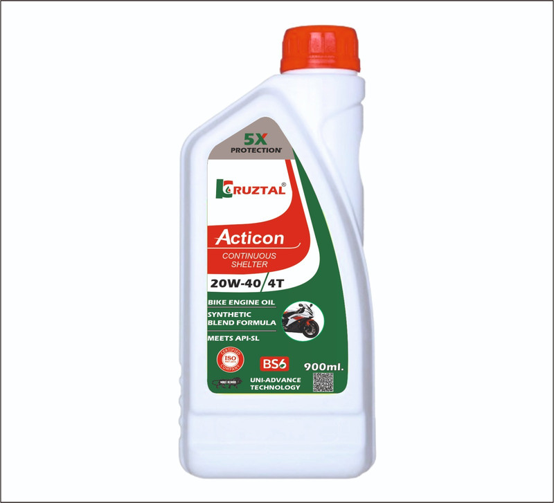 IKRUZTAL ACTICON 20W-40 API-SL HIGH PERFORMANCE 900ML- P1 Conventional Engine Oil(900 ml, Pack of 1)