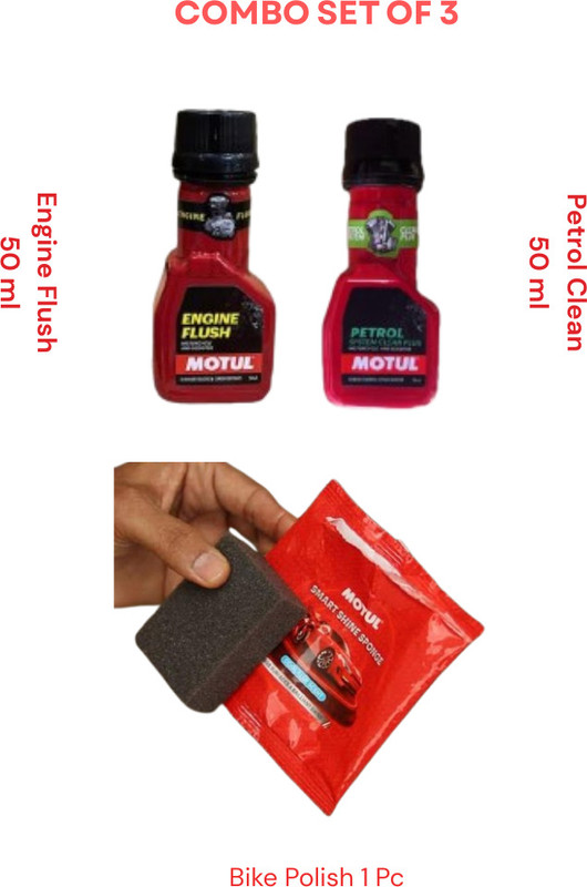 MOTUL MTCD-102 Petrol System Clean Plus High-Mileage Engine Oil(50 ml, Pack of 3)