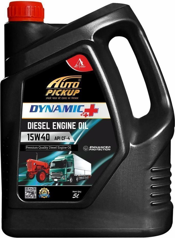 AUTO PICKUP New Pack Of 5L Dynamic+ 15W40 API CF-4 Heavy Duty Engine Oil(5 L, Pack of 1)