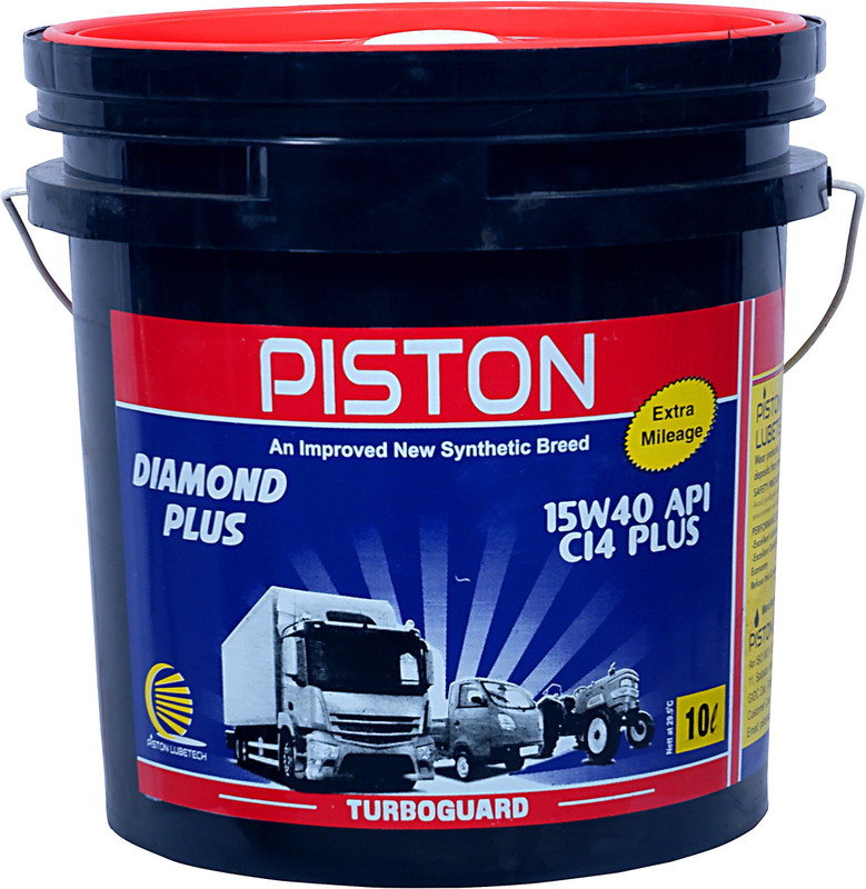 piston 15W-40 Heavy Duty 10 L-P1 Full-Synthetic Engine Oil(10 L, Pack of 1)