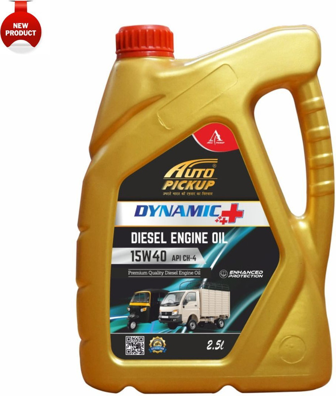 AUTO PICKUP Premium 15W40 API CH-4 Dynamic Plus Diesel & Heavy Duty Engine Oil(2.5 L, Pack of 1)