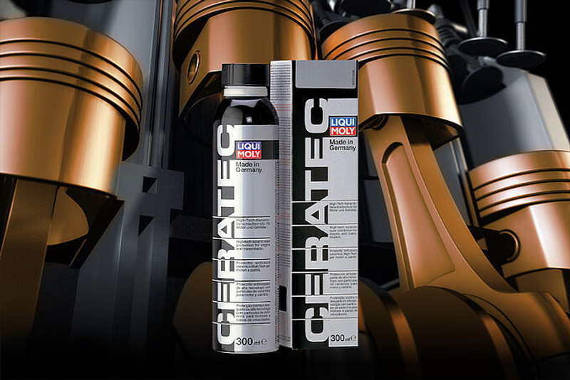 Liqui Moly Cera Tec - German Nano Ceramic Engine Oil Additive for Petrol, Diesel Cars | Reduces Friction & Wear | 50000 KM Protection Oil Flush and Treatment(300 ml, Pack of 1)