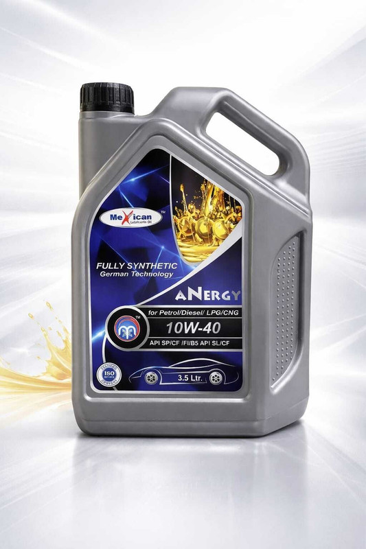 Mexican ANERGY API SP/CF/ FI/B5 API SL/CF 10W-40 ENGINE OIL Full-Synthetic Engine Oil(3500 ml)