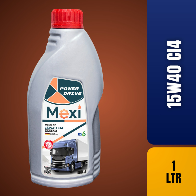 Mexi Power Drive 1LTR (Pack of 1) (M11) 15W40 CI4 Heavy Duty Engine Oil(1 L, Pack of 1)
