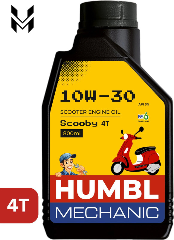 ACTIVA 10w-30 Engine Oil for All Types of Morden Automatic Scooters 4T For All Types Of Morden Automatic Gearless Scooters High-Mileage Engine Oil(800 ml, Pack of 1)