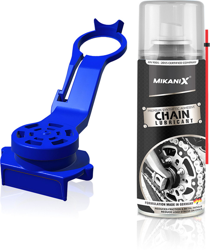 MIKANIX Combo Of Bike Chain Lube Degreaser Spray With Chain Oiler Nozzle Dispenser For Motorbike & Bicycle | Cleans | Shines & Protects Chain Chain Oil(150 ml, Pack of 2)