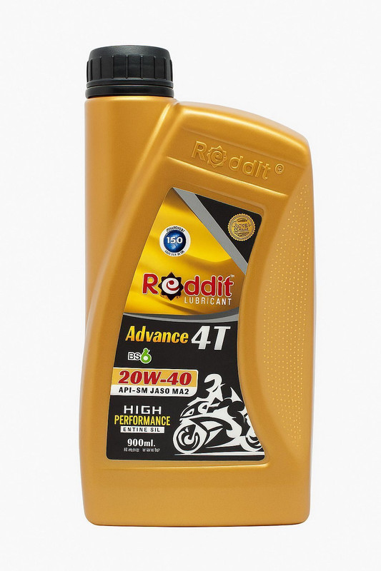 Reddit ADVANCE 20W-40 4T ADVANCE PERFORMANCE |API-SM JASO MA2 Full-Synthetic Engine Oil(900 ml, Pack of 1)