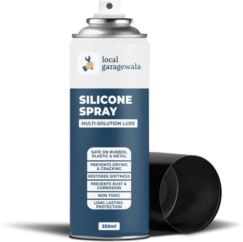 Local Garagewala Silicone Spray Lubricant Grease(550 ml, Pack of 1)
