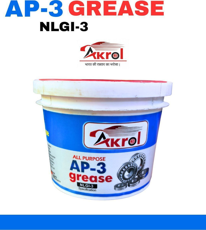 AKROL Premium Quality AP-3 All Purpose Grease Akrol Premium Quality All Purpose Long Run AP-3 Grease NLGI-3 500 g Grease(500 g, Pack of 1)