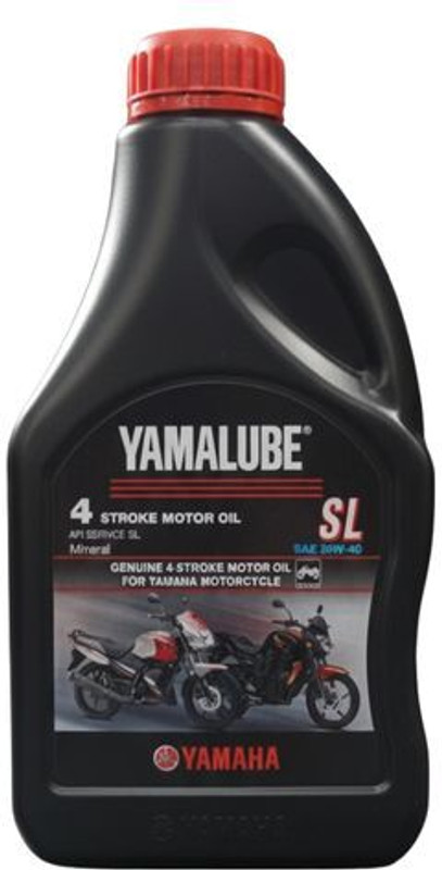 MOTO PLANET MPD-Yamalube 4 Stroke Motor Oil-20W-40 1L-AD40300 Black Bottle Engine Protection MOTO PLANET High Performance Engine Oil(1 L)
