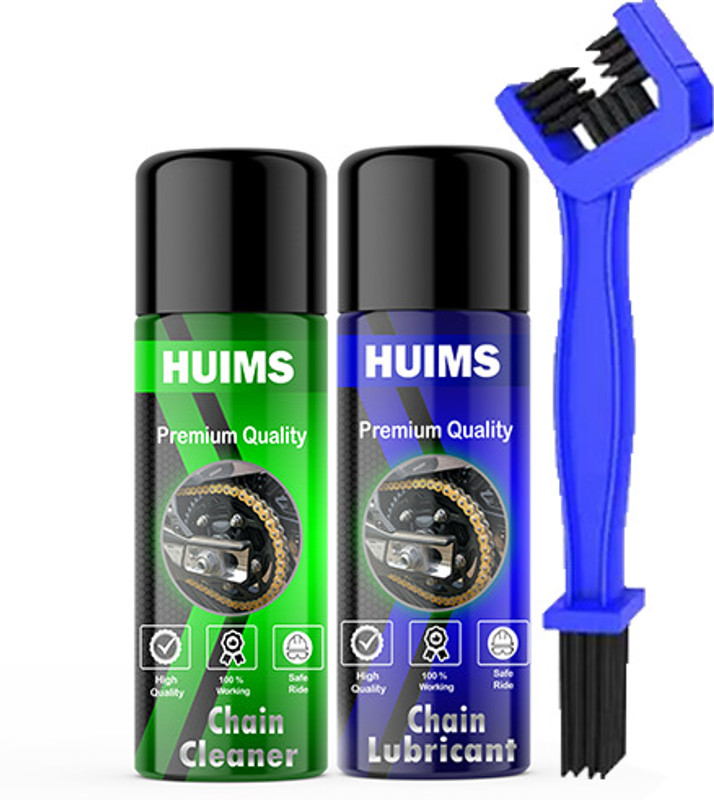 Huims H2 Chain Lube and Brush Chain Lube & Brush-2 Chain Oil(300 ml, Pack of 2)