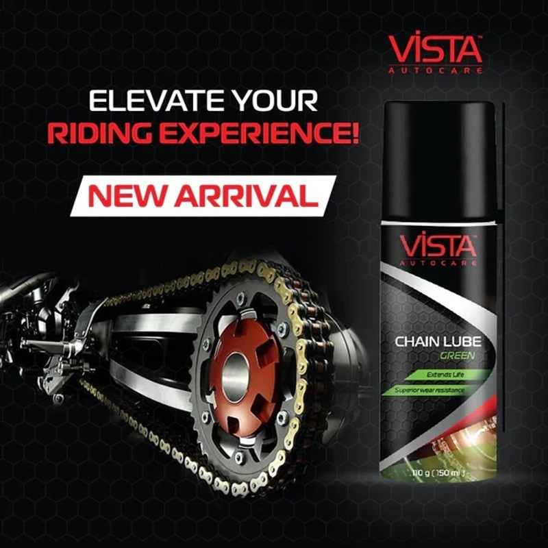 VISTA 01 Vista Chain Lube Green & Chain Kleen & RustKleen mf Chain Oil(375 ml, Pack of 3)