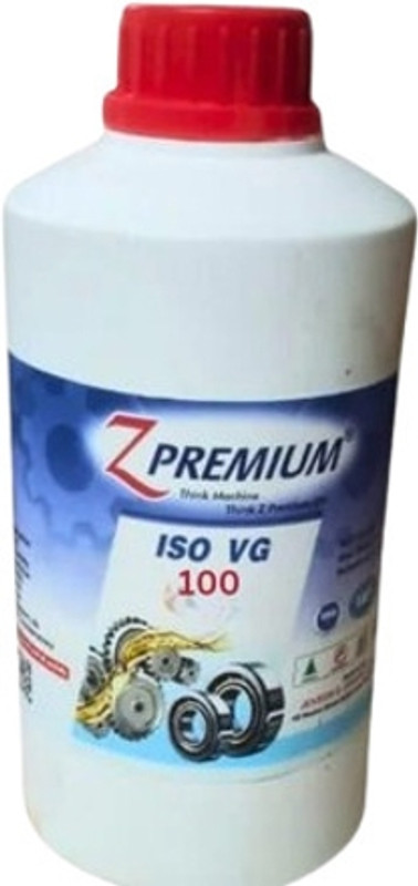 Z Premium Industrial Lubrication Oil ISO VG 100 Hydraulic Systems Gearboxes Bearings Circulating Systems Pumps Industrial Machinery High Performance Wear Protection Hydraulic Oil(1 L, Pack of 1)
