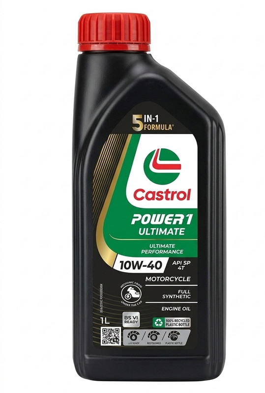 Castrol PWR1-ULT-10W40-1L Castrol Power1 Ultimate 10W-40 4T High Performance Engine Oil(1 L, Pack of 1)